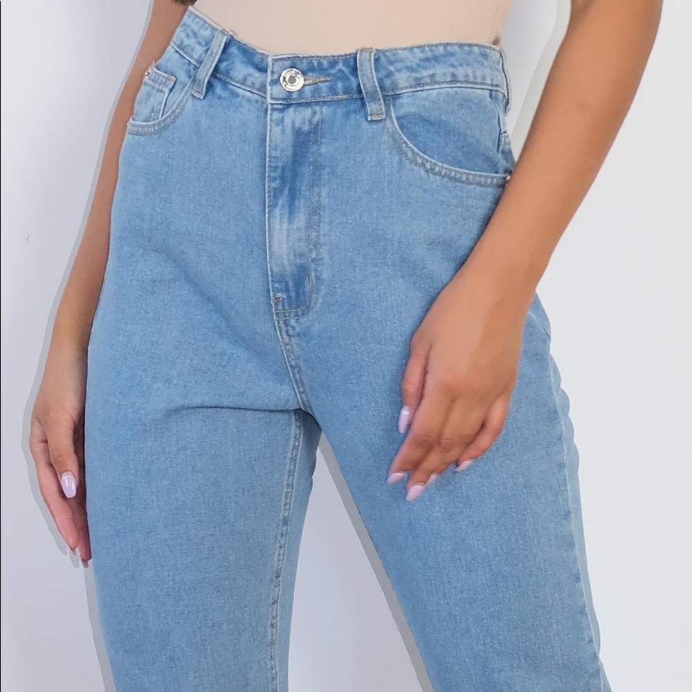 Missguided Blue Wrath Jeans - Picture 3 of 4